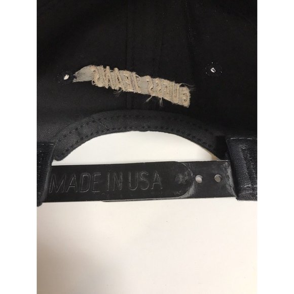 Vintage 90's Guess Jeans American Classic Black Snapback Hat - Picture 9 of 9